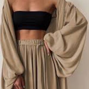 New Jessica Simpson Black bandeau Bralette size large